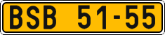 License plate of the Czech Republic, Commercial vehicles (1960)