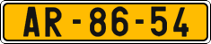License plate of the Czech Republic, Commercial vehicles (1960)