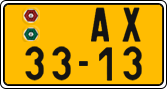 License plate of the Czech Republic, Commercial vehicles (1960)