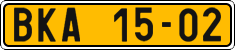 License plate of the Czech Republic, Commercial vehicles (1960)
