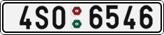 License plate of the Czech Republic, Cars (2001)