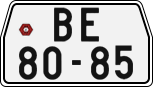 License plate of the Czech Republic, Motorcycles (1960)