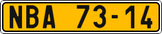 License plate of the Czech Republic, Commercial vehicles (1960)