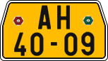 License plate of the Czech Republic, Commercial vehicles (1960)
