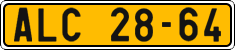 License plate of the Czech Republic, Commercial vehicles (1960)