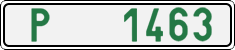 License plate of the Czech Republic, Dealer (2001)