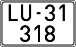 License plates of Spain, 1900 year series