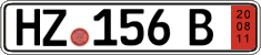 German license plate, Export transit plates