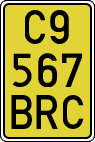 License plates of Spain, Specialty plates