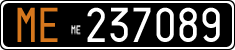 License plate of Italy, Cars (1927 year series)