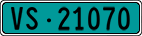 License plate of Switzerland, Agricultural vehicles (green)