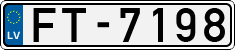 License plate of Latvia, Regular car plates