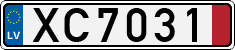 License plate of Latvia, Transit plates