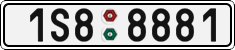 License plate of the Czech Republic, Cars (2001)