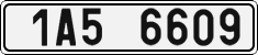 License plate of the Czech Republic, Cars (2001)