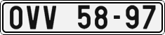 License plate of the Czech Republic, Cars (1960)