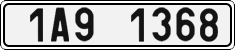 License plate of the Czech Republic, Cars (2001)