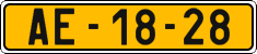 License plate of the Czech Republic, Commercial vehicles (1960)