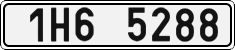 License plate of the Czech Republic, Cars (2001)