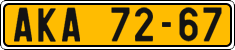 License plate of the Czech Republic, Commercial vehicles (1960)
