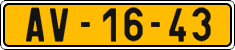 License plate of the Czech Republic, Commercial vehicles (1960)