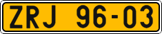 License plate of the Czech Republic, Commercial vehicles (1960)