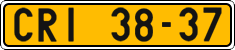 License plate of the Czech Republic, Commercial vehicles (1960)