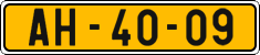 License plate of the Czech Republic, Commercial vehicles (1960)
