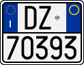 License plate of Italy, Motorcycles (1994 year series)
