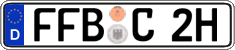 German license plate, Plates for oldtimers (type 