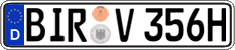 German license plate, Plates for oldtimers (type 
