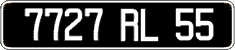 French license plate, FNI