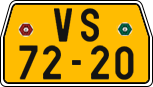 License plate of the Czech Republic, Commercial vehicles (1960)