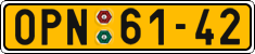License plate of the Czech Republic, Commercial vehicles (1960)