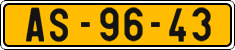 License plate of the Czech Republic, Commercial vehicles (1960)