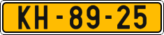License plate of the Czech Republic, Commercial vehicles (1960)