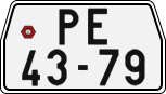 License plate of the Czech Republic, Motorcycles (1960)