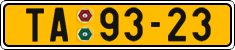 License plate of the Czech Republic, Commercial vehicles (1960)