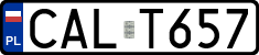 License plates of Poland, Regular car plates