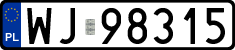 License plates of Poland, Regular car plates