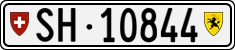 License plate of Switzerland, Cars