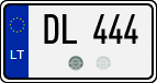 License plate of Lithuania, Trailers