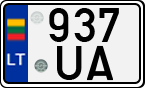 License plate of Lithuania, Motorcycles
