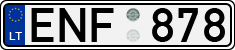 License plate of Lithuania, Cars