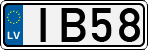 License plate of Latvia, Regular car plates