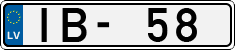 License plate of Latvia, Regular car plates