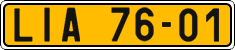 License plate of the Czech Republic, Commercial vehicles (1960)