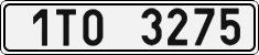 License plate of the Czech Republic, Cars (2001)