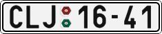 License plate of the Czech Republic, Cars (1960)