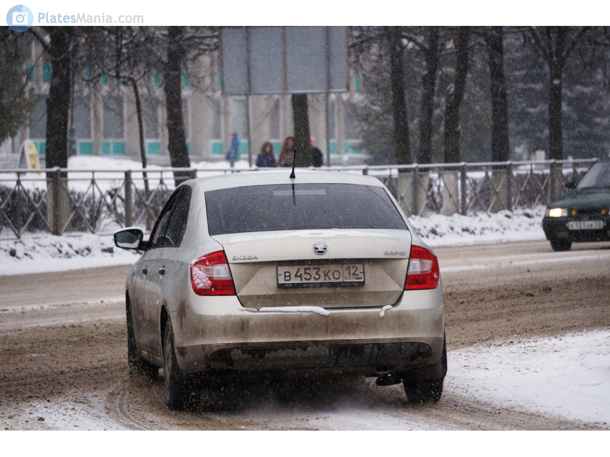 в 453 ко 12, Skoda Rapid Liftback (NH3), 2012–2020